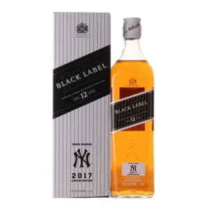 2017 Johnnie Walker 12 Year Old Black Label New York Yankees Edition Blended Scotch Whisky