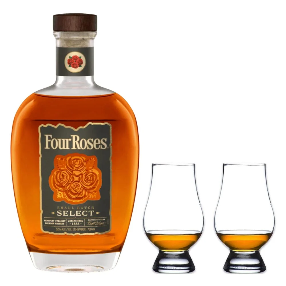 Four Roses Small Batch Select & Glencairn Whiskey Glass Set Four Roses Small Batch Select & Glencairn Whiskey Glass Set